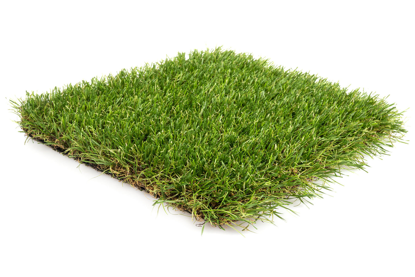 Aanzicht van kunstgras mat type Cypress met poolhoogte 45 millimeter vezels in meerkleurig groene kleur